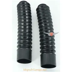 Gabelfaltenbalg Gummi 52/34mm 250mm Schwarz für Yamaha, DT 50 MG00002590