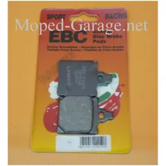 Bremsbeläge EBC 2 Stück Schwarz für Zündapp KS 80 Super, Sport, Kreidler, Hercules, Puch MG00003122