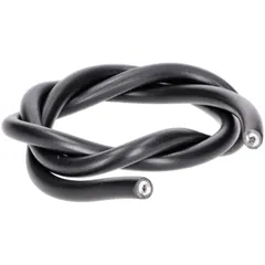 Ignition cable black 50 cm 5mm for Zündapp Bergsteiger M 50, Mofa 25, Automatic Mofa, ZA, ZB, ZD 10, 20, TS, ZR CS, CX, Hai, GTS