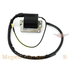 Ignition coil 6V With cable 0.5-0.8 Ohm 2.4-3 kOhm for Yamaha DT 50 MX, M, 80 MXS, 125 AT 2, FS SE, 1, RD DX, TY XT 250, Suzuki
