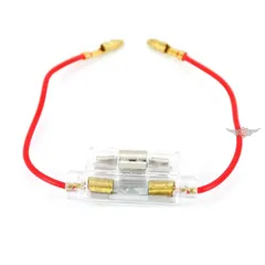 Plastic fuse holder with cable and fuses for Yamaha RD, DT, FS 50, 80, 125 MG00004258