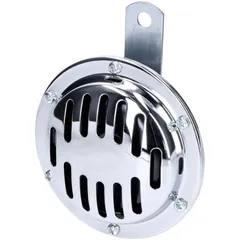 Horn 6V direct current 100mm stainless steel for Maico, DKW, NSU, Miele, Horex, Zündapp, BMW, EMW, MZ RT125/1, RT125/2, RT125/3,
