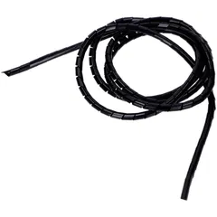 Schutzhülle Kabel / Seilzug spiralförmig schwarz 6mm x 1,5m MG00004429