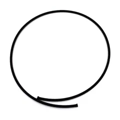 Cable cover Goebel cotton 4mm 1 m black for moped, moped, mokick, motorcycle MG00004440