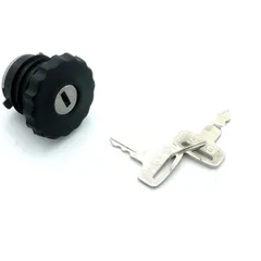 Tankdeckel abschließbar 30mm Schwarz mit 2 Schlüsseln für Peugeot 101, 102, 103, 104, Hercules Saxonette MG00007159