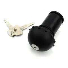 Tankdeckel abschließbar Schwarz 55mm x 32mm mit 2 Schlüsseln für Piaggio Ciao, Peugeot 103 MG00007180