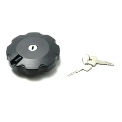 Tankdeckel abschließbar Schwarz 48mm mit Schlüsseln und Entlüftungsschlauchanschluss für Honda, MTX sh, 80 R MG00007194