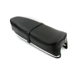 Sitzbank Schwarz mit Werkzeugfach 610x230x110mm Chromleisten für Kreidler, Florett LF, LH, TM, RM, RS MG00007266