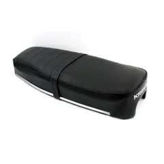 Sitzbank Schwarz 630mm x 240mm mit Werkzeugfachöffnung und Aluleisten für Kreidler, Florett, K 54 RS, KKR, Mokick MG00007283
