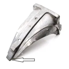 Rahmenendstück Aluguß Kurz für Zündapp GTS 50, C 50 Sport, KS Cross, Super Sport MG00007698