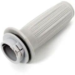 Throttle grip plastic gray for Zündapp Bergsteiger C, CX, CS, KS, automatic moped, moped type 444, Kreidler, Puch, Hercules, KTM