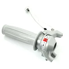 Schaltgriff Aluminium 2-Gang Rillengummi für Zündapp Bergsteiger M 25, 50, ZR Z, Sachs 504, 505, Hercules Prima, M, KTM, DKW, ZR