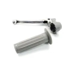 Armature aluminum clutch lever ball end head grey 22mm 105mm for Zündapp, Kreidler, Hercules, Puch, DKW, KTM, moped, moped, moki