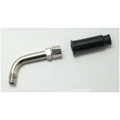 Umlenkrohr Metall 40 Grad mit Gummikappe für Del Orto, Modell Vergaser MG00008227