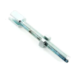 Adjusting screw hexagon M6 x 50mm slotted for moped, moped, mokick MG00008262