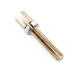 Adjusting screw hexagon M6 x 29mm 7mm diameter 3mm hole for moped, moped, mokick MG00008272