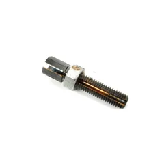 Adjusting screw hexagon M7 x 29mm 3.5mm bore for moped, moped, mokick MG00008275