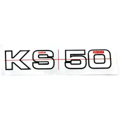 Seitendeckel Aufkleber für Zündapp KS 50 MG00008337