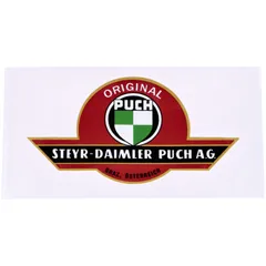 Aufkleber Schutzblech 85x45mm für Puch MS, MV, VS, DS 50 MG00008361