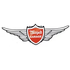 Aufkleber Moped Garage Logo 20x6cm witterungsbeständig MG00008389