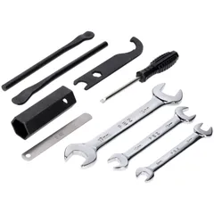 On-board tool set 2 tire levers 0.40mm feeler gauge open-end wrench 8/9mm 10/13mm 17/19mm for Zündapp, Kreidler, Hercules Prima