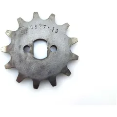 Pinion Esjot steel 13 teeth oval mount 15x10mm for Zündapp Bergsteiger M 25 type 434-02, 50 434-01, automatic moped 442, ZR 10 4