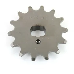 Pinion Esjot steel 14 teeth 16mm x 11mm oval mount for Zündapp, CS 25 type 448-140, 448-141, Hai 448-150, CX 448-151, C 50 Sport
