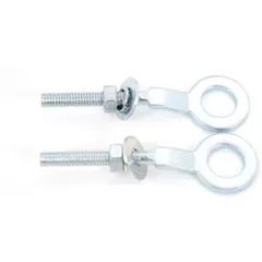 Kettenspanner Gebogen 12mm Bohrung 23mm Außendurchmesser 75-80mm Länge für Hercules Prima, Zündapp, Kreidler, Puch, Simson Mofa,
