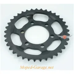 Kettenrad Esjot Stahl 37 Zähne Schwarz für Zündapp, KS 50, Typ 517, 530, Super, Sport, Super Sport MG00009454