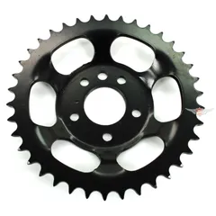 Sprocket Esjot steel 38 teeth black for Puch DS 50, KTM, Hercules, Puch, Zündapp, Kreidler MG00009477