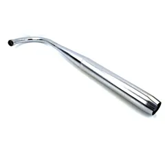 Exhaust Jamarcol one-piece 70mm single bend 36mm chrome for Zündapp GTS 50, C 50 Sport, CS 25, ZD MG00011192
