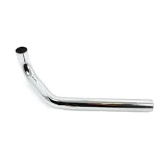 Exhaust manifold steel 28mm 350mm chrome for Hercules Prima, KTM, DKW, Rixe MG00011206