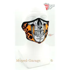 Face mask Burnin Skull polyester/nylon for moped mokick MG00013021