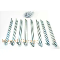 Speichen Chrom 177mm mit Nippel für Yamaha, DT 50 MX MG00021202