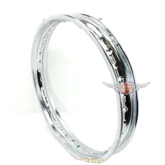 Felge Chrom 1,85 x 18 Zoll 36 Loch 7mm für Mofa, Moped, Mokick, Leichtkraftrad, Motorrad MG00021280