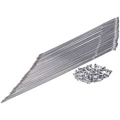 Speichen WWS Kleeblatt Chrom 212mm 211mm mit Nippel 36 Stück für Hercules 221 MFHT MG00021475