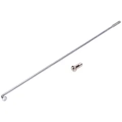 Speiche verzinkt 184mm d=2,6mm M3 mit Speichennippel für Mofa MG00021605