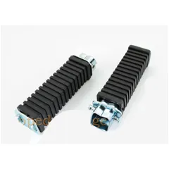 Fußrasten Satz Schwarz Metall Gummi für Honda MT, MB, MTX, MBX MG00022122