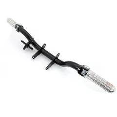 Fußrastenrohr Aluminium Klapprasten Schwarz für Simson, S 50, 51, 70, 53, 83 MG00022128