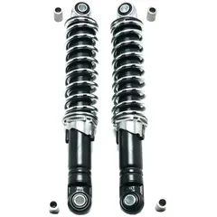 Shock absorber set IMCA black/chrome 240mm adjustable 10mm bushes MG00025127