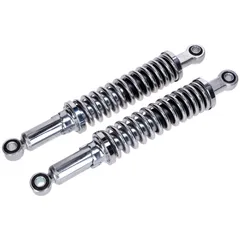 Shock absorber set chrome 335mm hydraulic 5-way adjustable 12mm bushes MG00025240