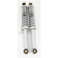 Federbein Satz Grau 320mm 8mm Buchsen 6mm Feder für Hercules, Puch, Miele, DKW, KTM, Rixe, Kreidler, Zündapp, Mofa, Moped, Mokic