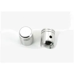 Ventilkappen Satz Aluminium silber Kolbenform MG00028106