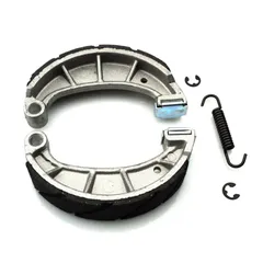 Bremsbeläge Satz mit Feder und Clips für Simson Schwalbe KR51/1, KR51/2, S50, S51, S70, S53, S83, SR4-2, SR4-3, SR4-4, SR50, SR8