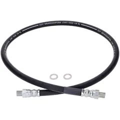 Brake line MOGA 800mm Black With sealing washers for MZ ETZ 125, 150, 250, 251, 301 MG00032287