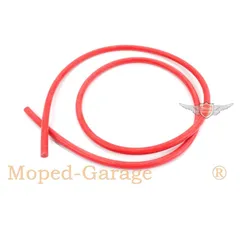 Ignition cable 1m silicone red D=7mm for Zündapp, Kreidler, Hercules, Puch, KTM, DKW, moped, scooter, motorcycle MG00041228