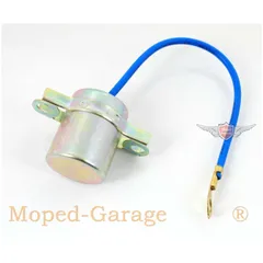 Condenser metal blue for Mobylette, Moped, MBK, AV 51 88 MG00041253