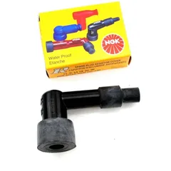 Zündkerzenstecker NGK 5k Ohm Schwarz für Zündapp, Kreidler, Hercules, Puch, KTM, Yamaha, Honda, Kawasaki, Suzuki, Mofa, Moped, M