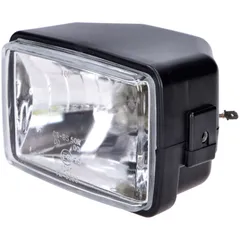 Scheinwerfer rechteckig schwarz 130mm für Tomos A35, Mofa, Moped, Mokick MG00051105