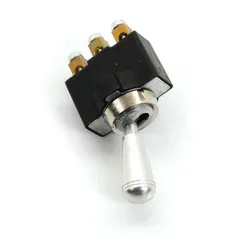 Switch HELLA toggle switch silver 3 connections 12.5mm for Hella MG00054144